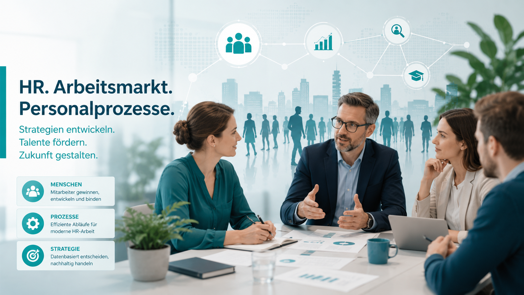 HR-Strategie, Arbeitsmarkt und moderne Personalprozesse