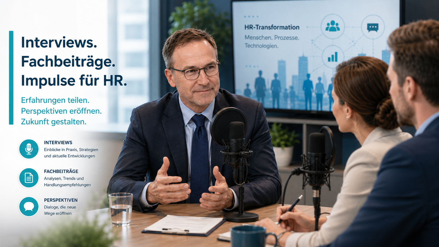 Interviews, Fachbeiträge und Medienporträts zu HR und Transformation